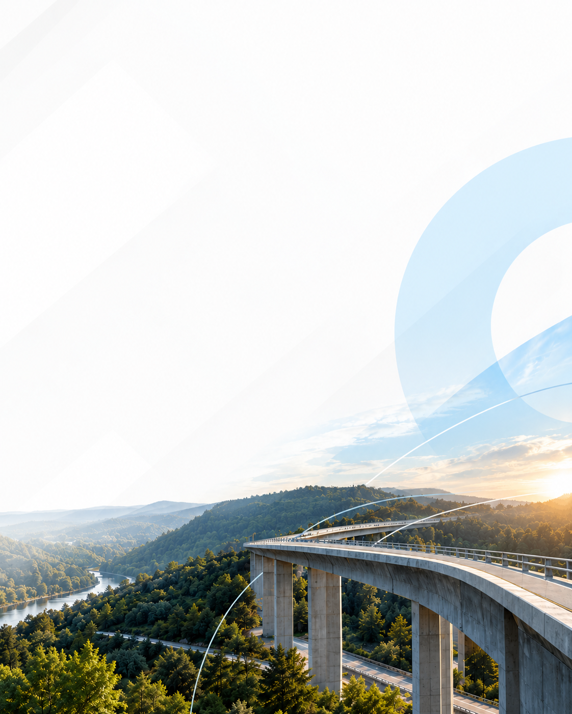 Imagen oficial de la jornada Conservar para avanzar: viaducto en un paisaje natural